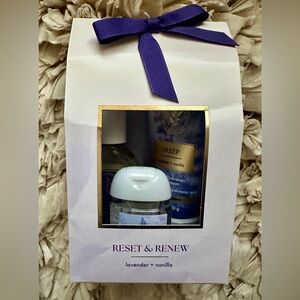 Bath & Body Works Reset & Renew Lavender Vanilla Gift Set